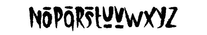 VampireHunters Font LOWERCASE