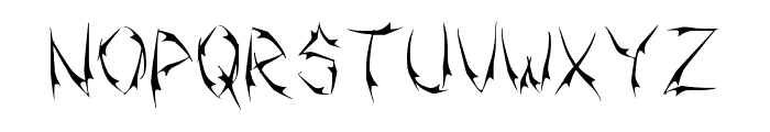 Vampyric Regular Font UPPERCASE