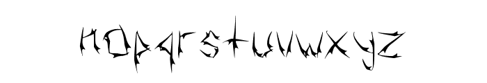 Vampyric Regular Font LOWERCASE