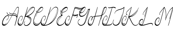 Vanadoora Italic Font UPPERCASE
