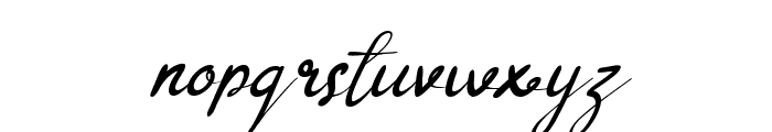 Vancouver Italic Font LOWERCASE