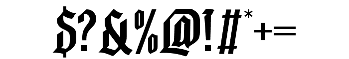 Vandal Street Regular Font OTHER CHARS