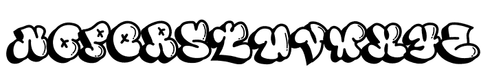 Vandal Wupz Font UPPERCASE