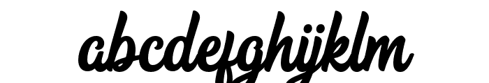 Vanderlin-Regular Font LOWERCASE