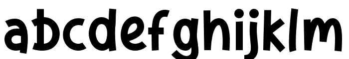 Vanelope-Regular Font LOWERCASE