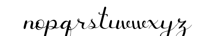 Vanetta Font LOWERCASE