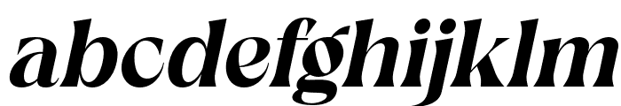 Vangeda-Italic Font LOWERCASE