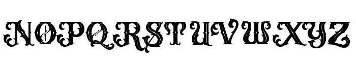 Vanguard Font UPPERCASE