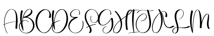 Vania Signature Font UPPERCASE