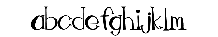 Vanilla Butter Font LOWERCASE