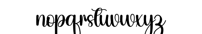 Vanilla Moment Font LOWERCASE