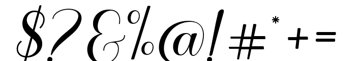 Vankey Font OTHER CHARS
