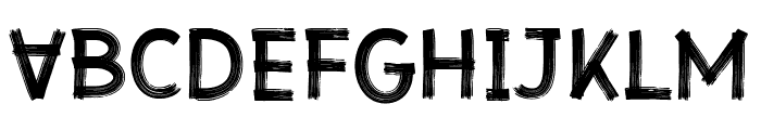 Vanquish reguler Font LOWERCASE