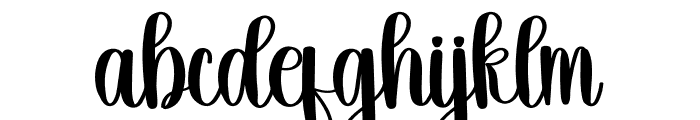 Vantastic Font LOWERCASE