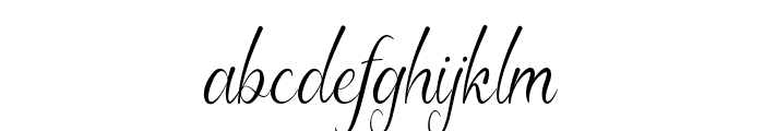 Vanthyca-Regular Font LOWERCASE