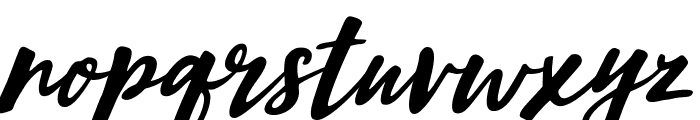 VanturaSlant Font LOWERCASE