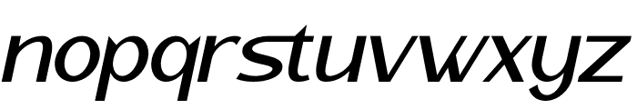 Vanturo Italic Font LOWERCASE