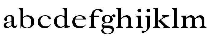 Varial regular Font LOWERCASE
