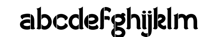 Variansa One Font LOWERCASE