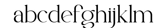 Variels Font LOWERCASE