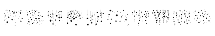 Various Falling Stars Regular Font OTHER CHARS