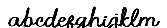 Varisha Font LOWERCASE