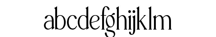 Varona-Light Font LOWERCASE