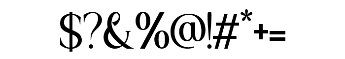 Varona-Medium Font OTHER CHARS