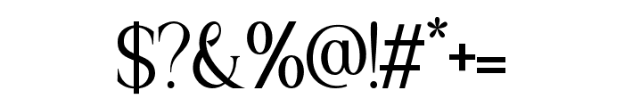 Varona-Regular Font OTHER CHARS