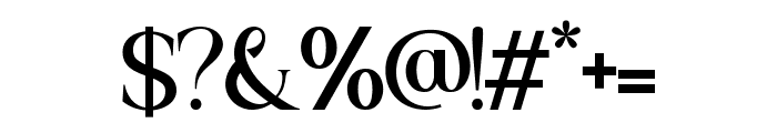 Varona Semi Bold Font OTHER CHARS