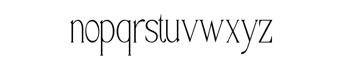 Varona-Thin Font LOWERCASE