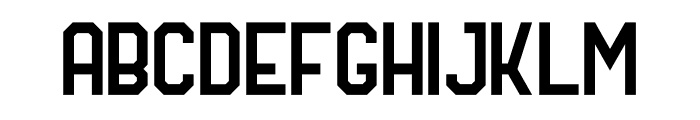 Varsitone League Regular Font UPPERCASE