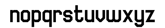 Varsitone League Regular Font LOWERCASE