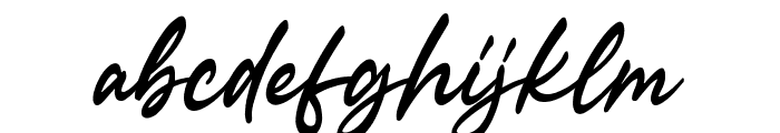 Varsity Signature Script Font LOWERCASE