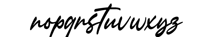 Varsity Signature Script Font LOWERCASE