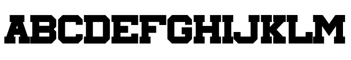 Varsity Sports Font LOWERCASE