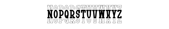 Varsity Stacked Font LOWERCASE