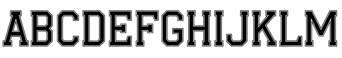 Varsity Team 0 4 Semi Light Font UPPERCASE