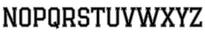 Varsity Team 0 4 Semi Light Font UPPERCASE