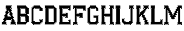 Varsity Team 0 4 Semi Light Font LOWERCASE