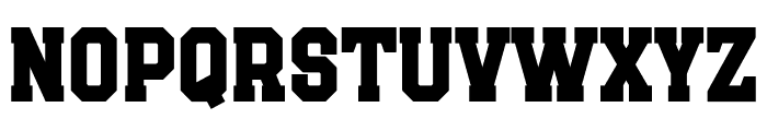 Varsity Team Black Font LOWERCASE