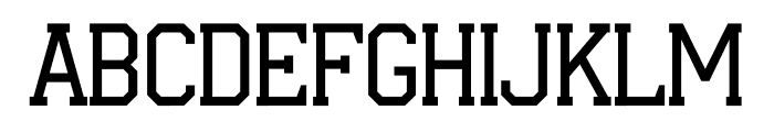 Varsity Team Semi Light Font UPPERCASE