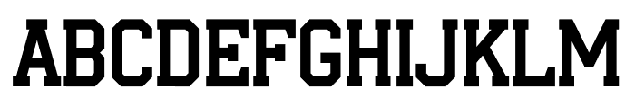 Varsity Team Font LOWERCASE