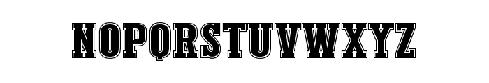 VarsitySignature-Outline Font LOWERCASE