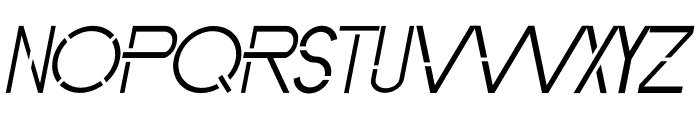 Vasaggy Italic Font UPPERCASE