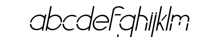 Vasaggy Italic Font LOWERCASE