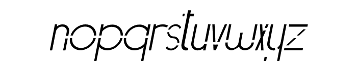 Vasaggy Italic Font LOWERCASE