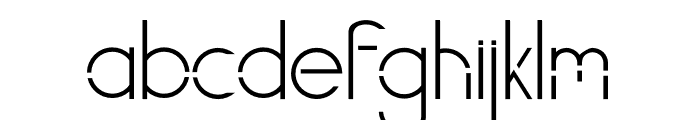 Vasaggy Font LOWERCASE