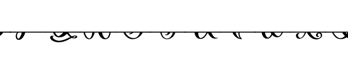 Vase Monogram Split Font LOWERCASE