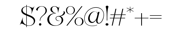 Vastea Serif Regular Font OTHER CHARS